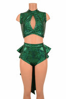 2PC Keyhole Top and Siren Shorts Set - Coquetry Clothing