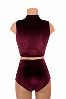 2PC Keyhole Top and Siren Shorts Set - Coquetry Clothing