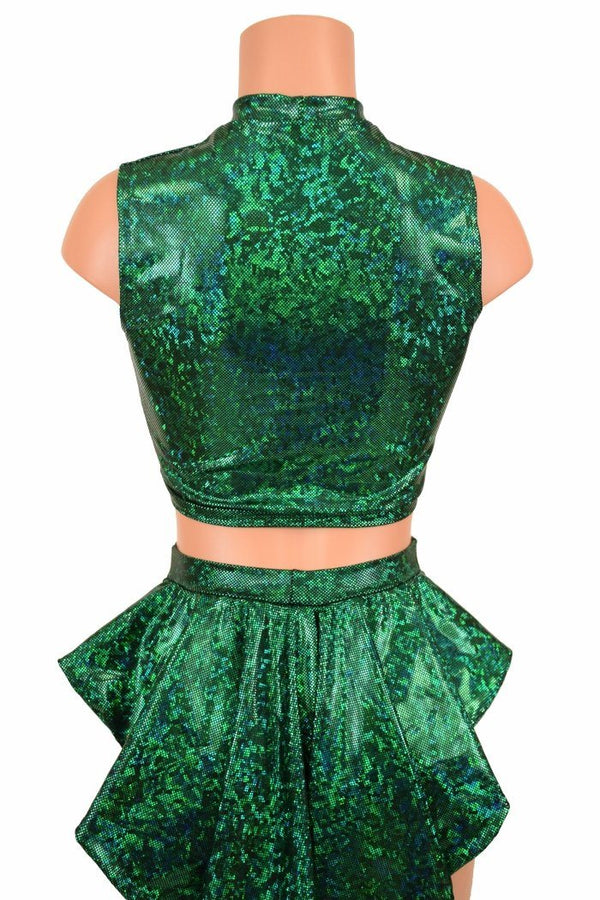 2PC Keyhole Top and Siren Shorts Set - 4