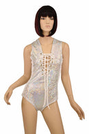 2PC Lace Up Romper & Minky Cape - Coquetry Clothing