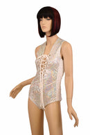 2PC Lace Up Romper & Minky Cape - Coquetry Clothing
