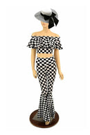2PC "Luna DeRose" Bell Bottom Flares Set - Coquetry Clothing