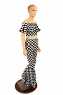 2PC "Luna DeRose" Bell Bottom Flares Set - Coquetry Clothing