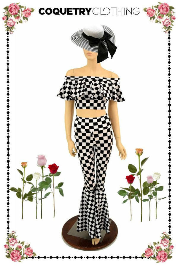 2PC "Luna DeRose" Bell Bottom Flares Set - 7