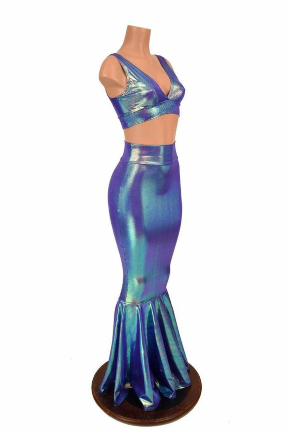 2PC Mermaid Skirt & Starlette Bralette - Coquetry Clothing