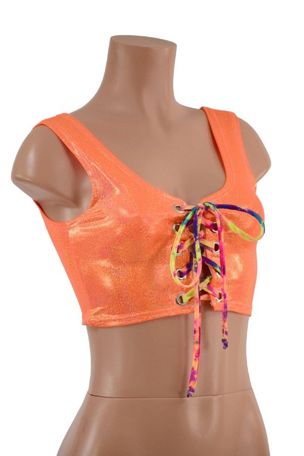 2PC Neon Suspender Romper Set - 8