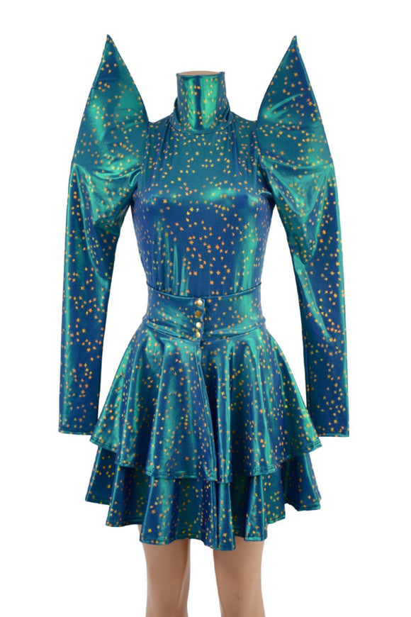 2PC Romper & Breakaway Skirt Set - Coquetry Clothing