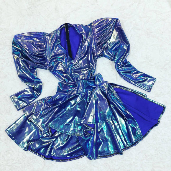 2PC Romper & Breakaway Skirt Set - Coquetry Clothing