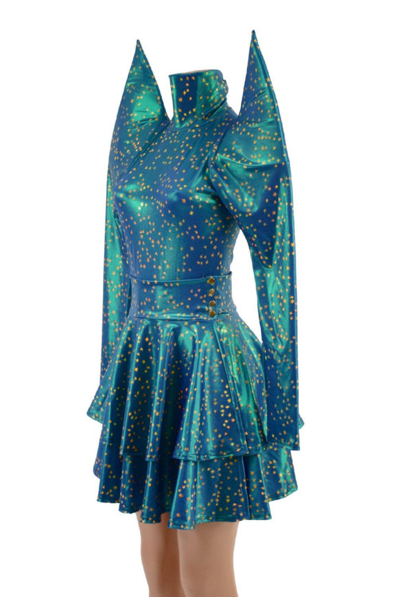 2PC Romper & Breakaway Skirt Set - Coquetry Clothing