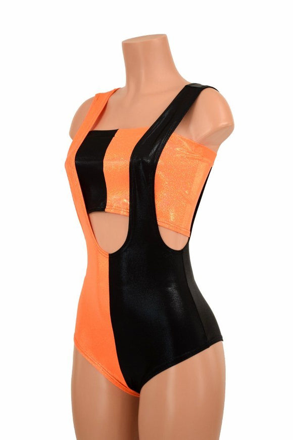 2PC Split Suspender Romper Set - Coquetry Clothing
