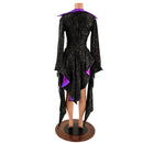 2PC Succubus Sleeve Romper and Tux Back Belt Set - Coquetry Clothing