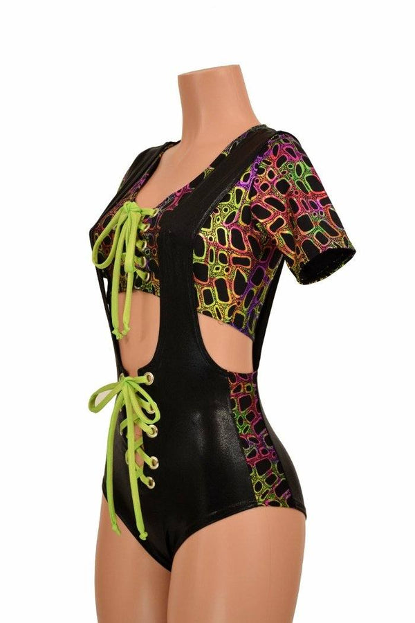 2PC Suspender Romper Set - 4