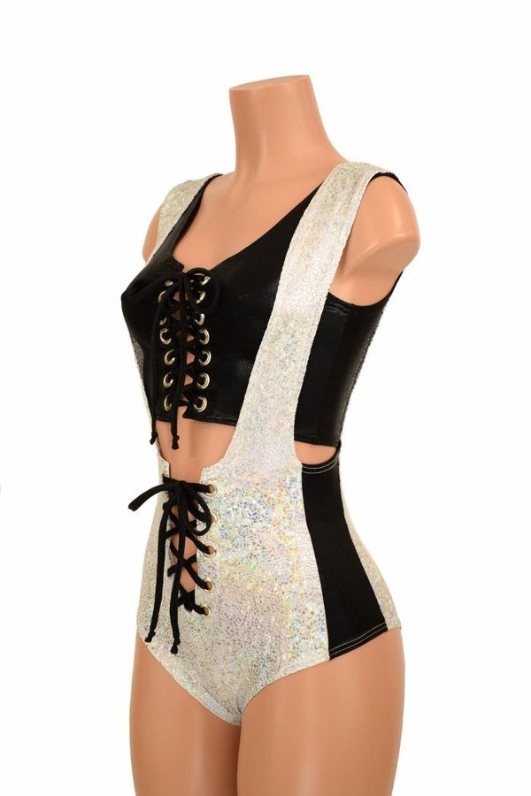 2PC Suspender Romper Set - 3