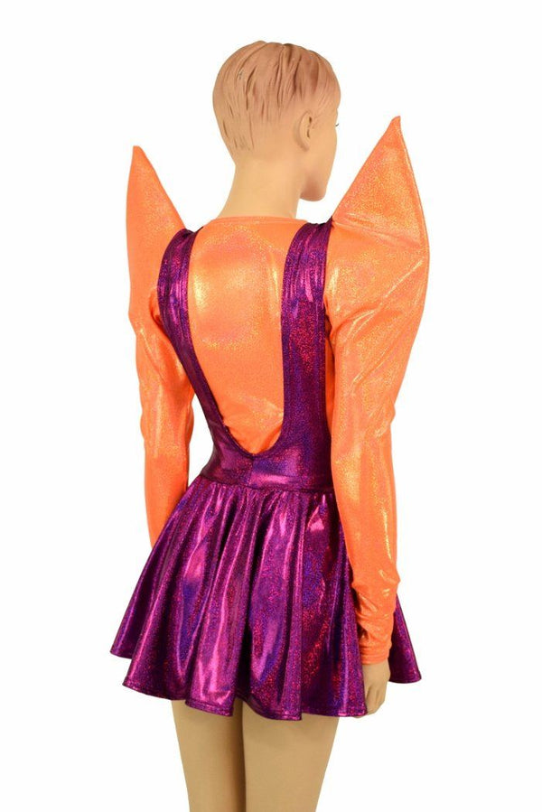 2PC Suspender Skirt and Top Set - 4