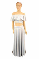 2PC Top & Maxi Skirt Set - Coquetry Clothing