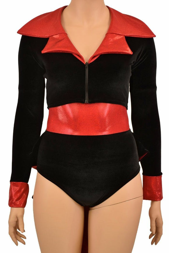 2PC Tuxedo Romper and Jacket Set - Coquetry Clothing