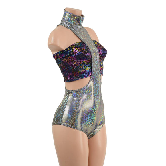 2PC UFO Suit & Tube Crop Set - Coquetry Clothing