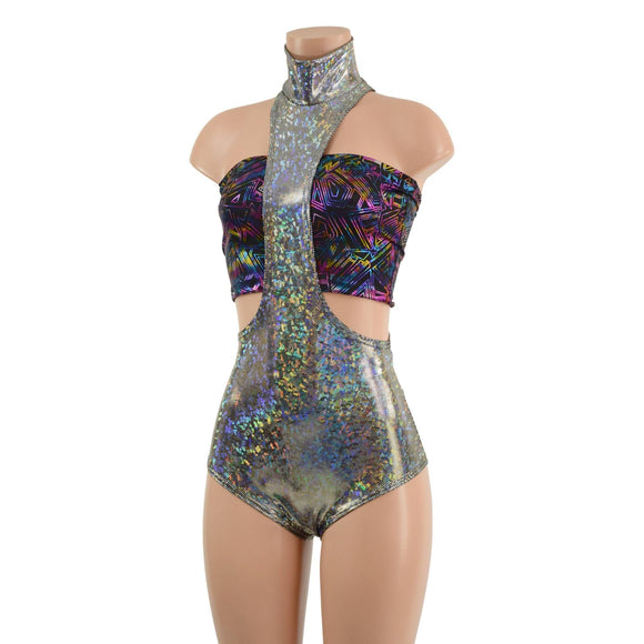 2PC UFO Suit & Tube Crop Set - Coquetry Clothing