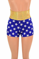 2XL Ready to Ship High Waist Super Hero Shorts - Coquetry Clothing