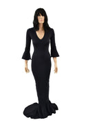 Cartoon Style Morticia Hobble Gown - 8