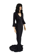 Cartoon Style Morticia Hobble Gown - 3
