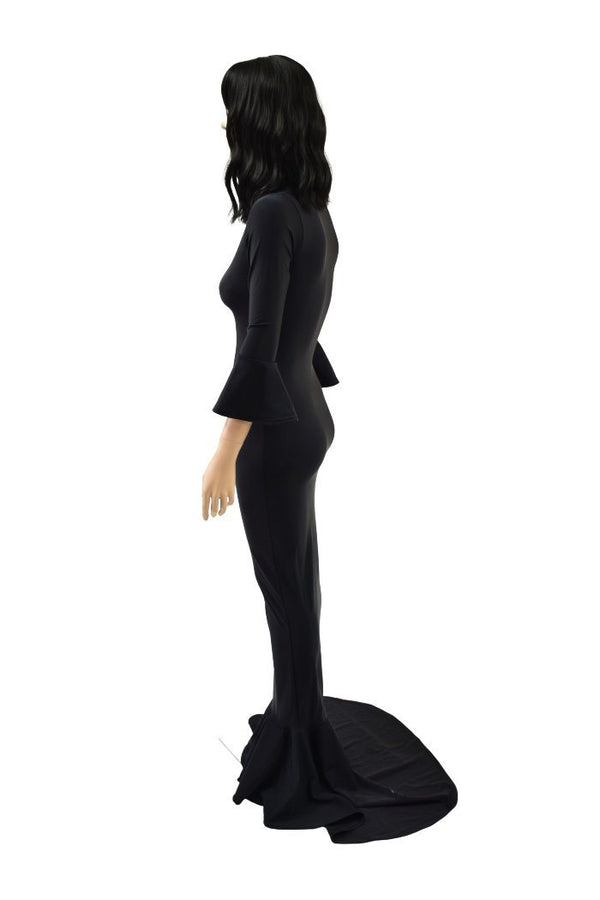 Cartoon Style Morticia Hobble Gown - 5