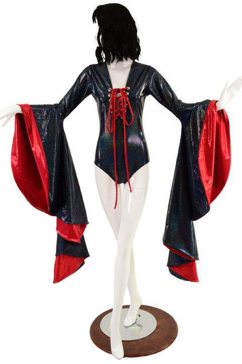 Black & Red Sorceress Romper - Coquetry Clothing