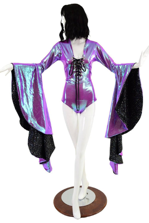 Plumeria & Star Noir Sorceress Romper - Coquetry Clothing