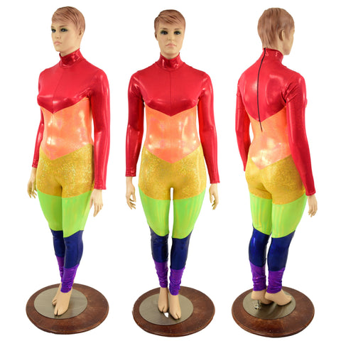 Rainbow Evolution Catsuit - Coquetry Clothing