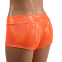 Mens Lowrise Aruba Shorts in Orange Sparkly Jewel - 2