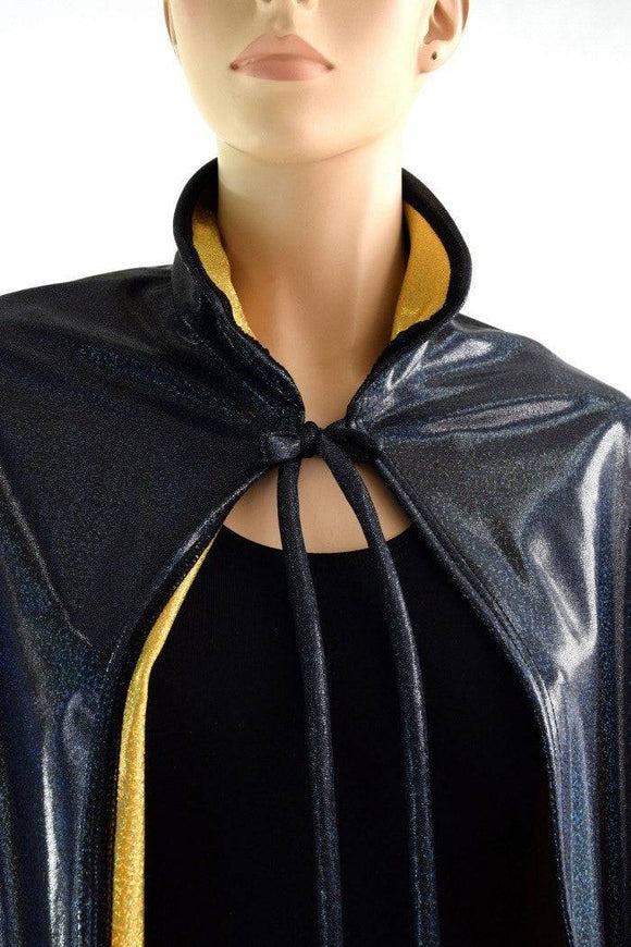 35" Reversible Collared Cape - Coquetry Clothing