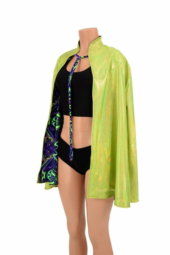 35" Reversible Collared Cape - Coquetry Clothing