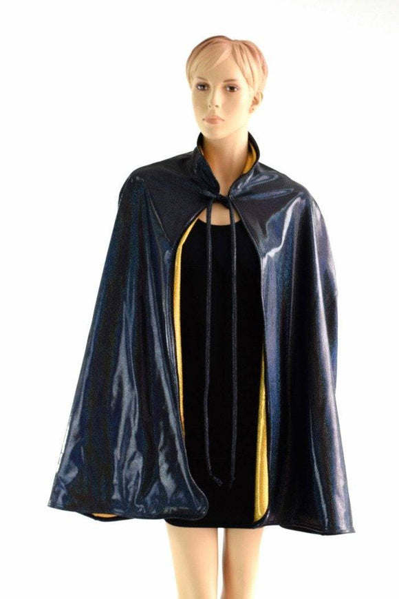 35" Reversible Collared Cape - Coquetry Clothing