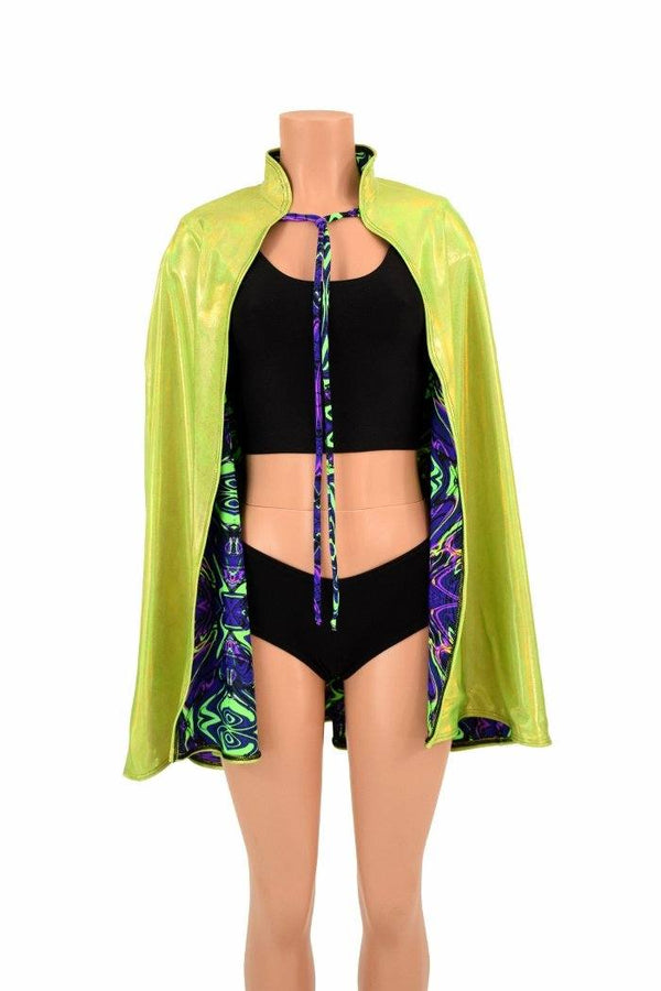 35" Reversible Collared Cape - 1