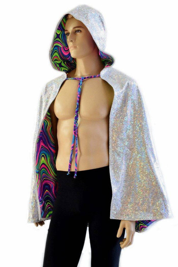 35" Reversible Hooded Cape - Coquetry Clothing