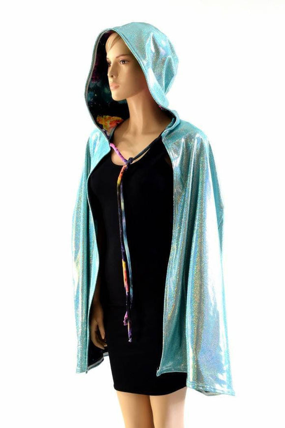 35" Reversible Hooded Cape - Coquetry Clothing