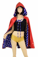 35" Reversible Hooded Cape - Coquetry Clothing
