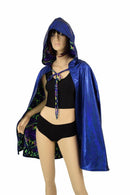 35" Reversible Hooded Cape - Coquetry Clothing
