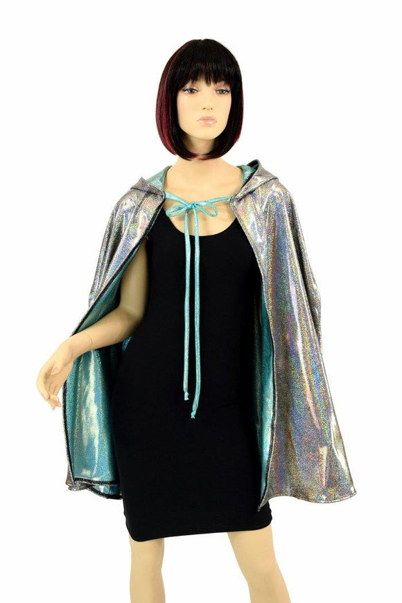 35" Reversible Hooded Cape - Coquetry Clothing