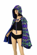 35" Reversible Hooded Cape - Coquetry Clothing