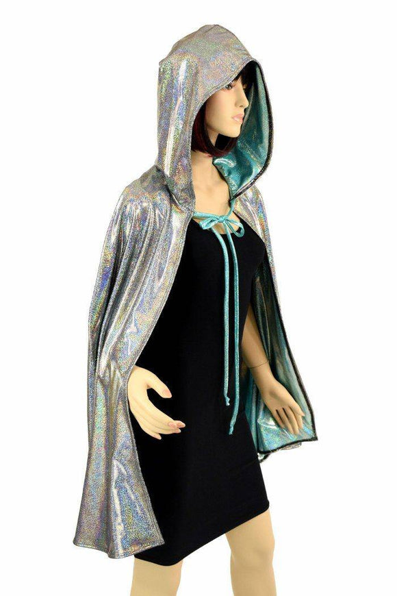 35" Reversible Hooded Cape - Coquetry Clothing