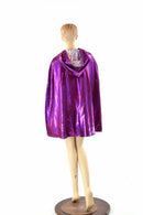 35" Reversible Hooded Cape - Coquetry Clothing