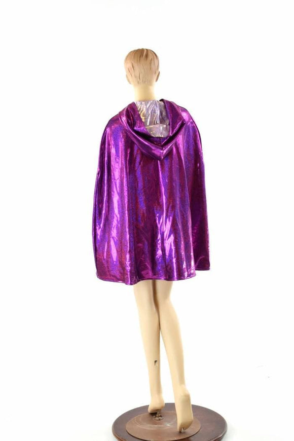 35" Reversible Hooded Cape - Coquetry Clothing
