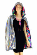 35" Reversible Hooded Cape - Coquetry Clothing