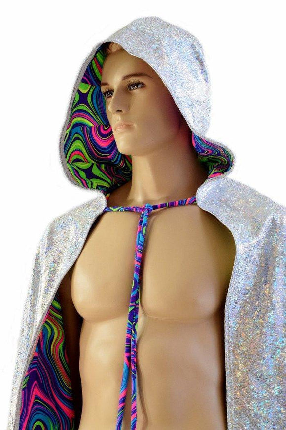 35" Reversible Hooded Cape - Coquetry Clothing