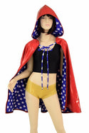 35" Reversible Hooded Cape - 1