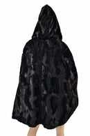 35" Short Hooded Minky Cape - Coquetry Clothing