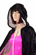 35" Short Hooded Minky Cape - 5