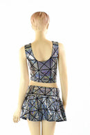 3PC Black & Silver Bolero Set - Coquetry Clothing