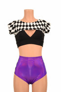 3PC Bolero, Bralette, and Siren Shorts Set - 3